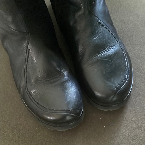 Spring Step Black Winter Boots Durable Leather - Picture 2 of 5